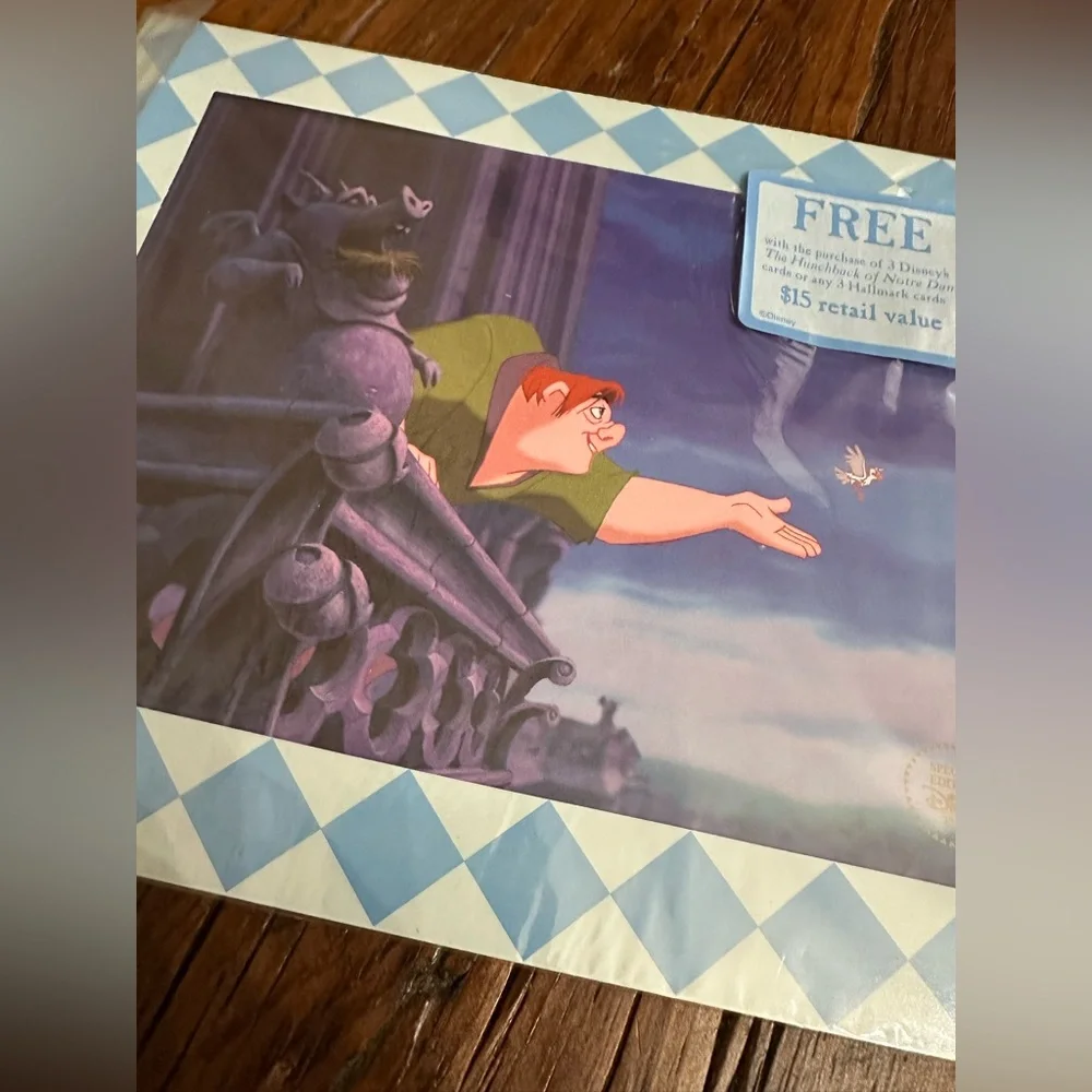 Hunchback of Notre Dame Lithograph Special Edition Disney 1996  8x10 Art Print
